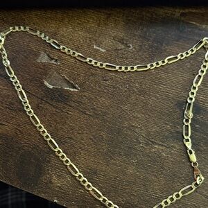 Cardow 14k Yellow Gold Figaro Chain Necklace – USVI Jewelry Classic
